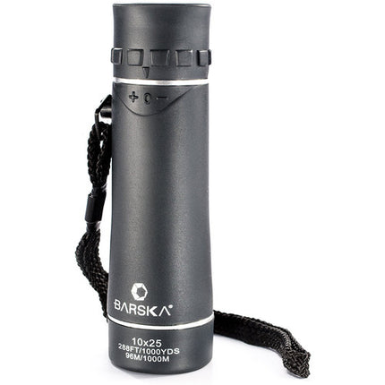 Barska 10x25 Trend Monocular Prismático Compacto Ligero con Funda y Correa