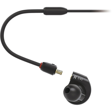 Audio-Technica ATH-E40 Auriculares Monitor In Ear con Cable Desmontable y Aislamiento