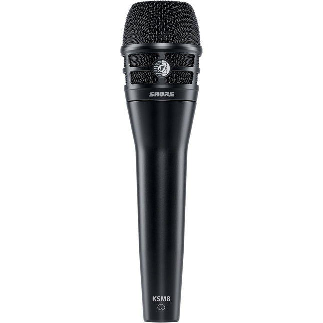 Shure KSM8/B Micrófono Dinámico Vocal Dualdiafragma Negro con Funda y Adaptador