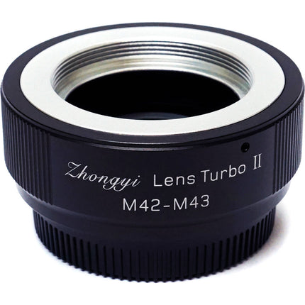 Mitakon Zhongyi Adaptador de Objetivo M42 a Micro Cuatro Tercios Lens Turbo Mark II Apertura 1 Stop