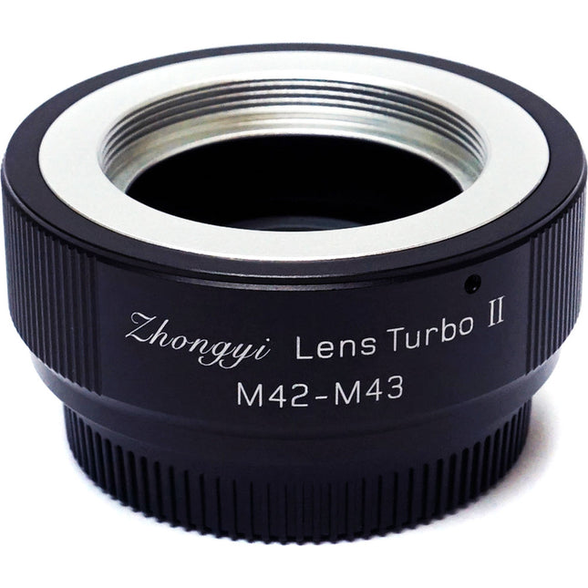 Mitakon Zhongyi Adaptador de Objetivo M42 a Micro Cuatro Tercios Lens Turbo Mark II Apertura 1 Stop