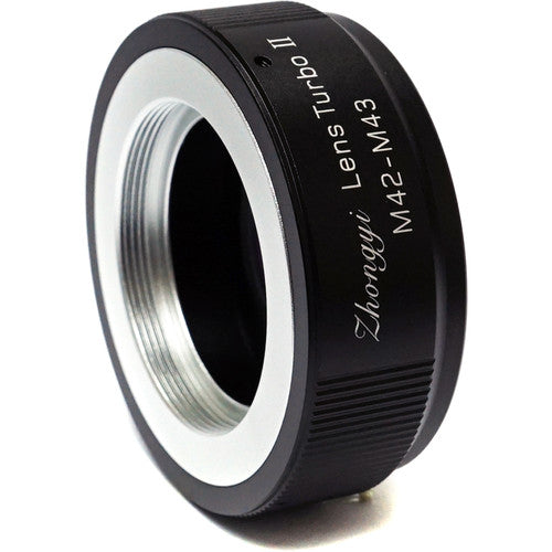 Mitakon Zhongyi Adaptador de Objetivo M42 a Micro Cuatro Tercios Lens Turbo Mark II Apertura 1 Stop