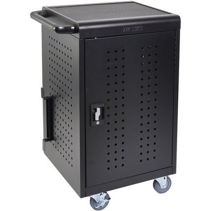 Luxor Carro de Carga para 30 Tabletas y Chromebooks con 30 Puertos y Ruedas Bloqueables