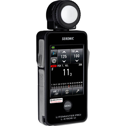 Sekonic LiteMaster Pro L-478DR-U-EL Fotómetro con Pantalla Táctil 2.7" y Control de Potencia Flash