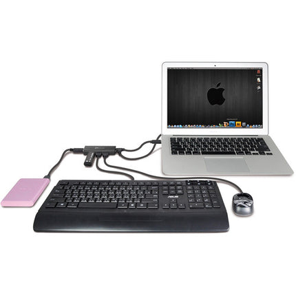 j5create JUH340 Hub USB 3.1 Gen 1 4 Puertos USB 3.0 Compacto Aluminio