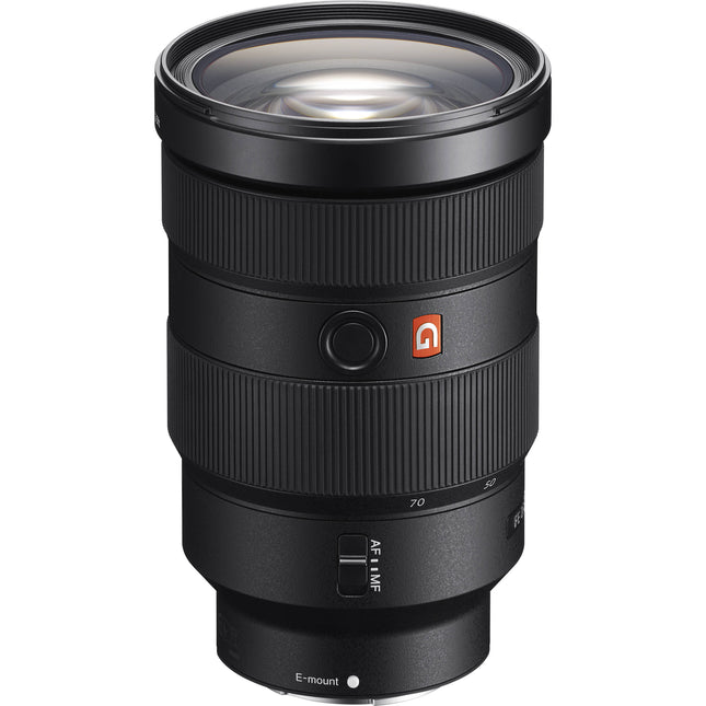 Sony FE 24-70mm f/2.8 GM lente con apertura f2.8 a f22 y motor AF silencioso