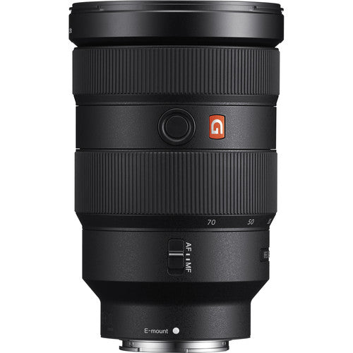 Sony FE 24-70mm f/2.8 GM lente con apertura f2.8 a f22 y motor AF silencioso