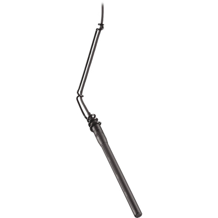 Audio-Technica U853RU Micrófono Colgante Negro con Alimentación Phantom y Soporte de Acero