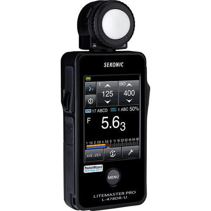 Sekonic LiteMaster Pro L-478DR-U Medidor de Luz con Pantalla Táctil 2.7 y Control de Flash