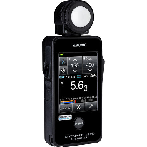 Sekonic LiteMaster Pro L-478DR-U Medidor de Luz con Pantalla Táctil 2.7 y Control de Flash
