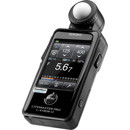 Sekonic LiteMaster Pro L-478DR-U Medidor de Luz con Pantalla Táctil 2.7 y Control de Flash