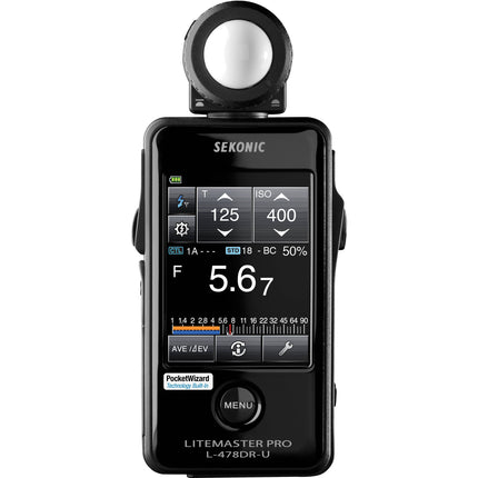 Sekonic LiteMaster Pro L-478DR-U Medidor de Luz con Pantalla Táctil 2.7 y Control de Flash