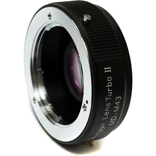 Mitakon Zhongyi Minolta MD Adaptador para Lente Micro Cuatro Tercios Turbo Mark II 0.726x Apertura 1 Stop Metal