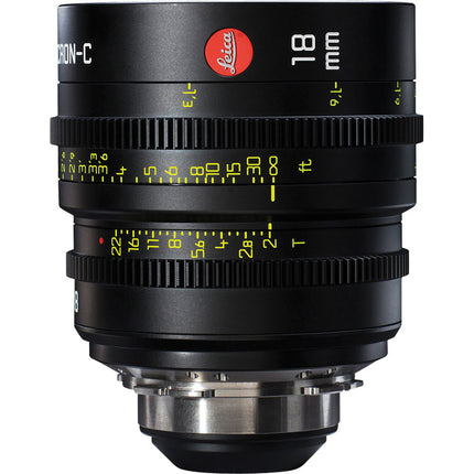 Leitz Cine 18mm T2.0 Summicron-C Objetivo PL Montura Super 35mm Apertura T2.0-T22