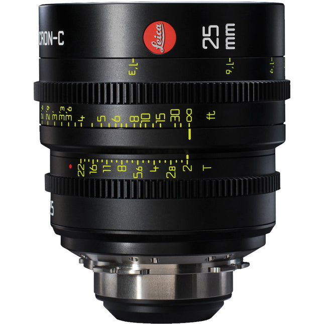 Leitz Cine 25mm T2.0 Summicron-C Lente PL Mount Super 35mm 95mm