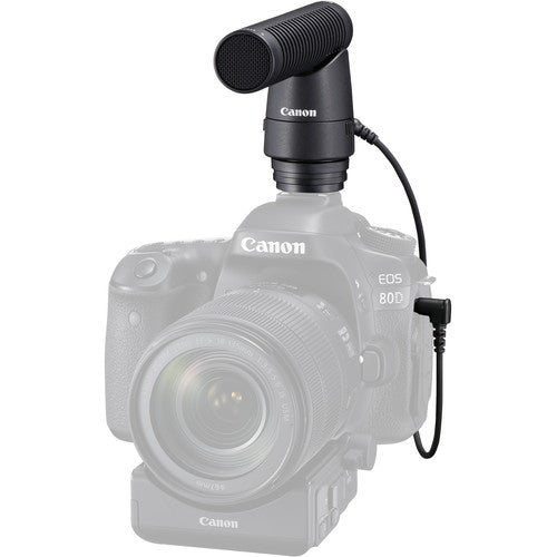 Canon DM-E1 Micrófono Direccional para Cámaras Modos Estéreo y Shotgun 120°