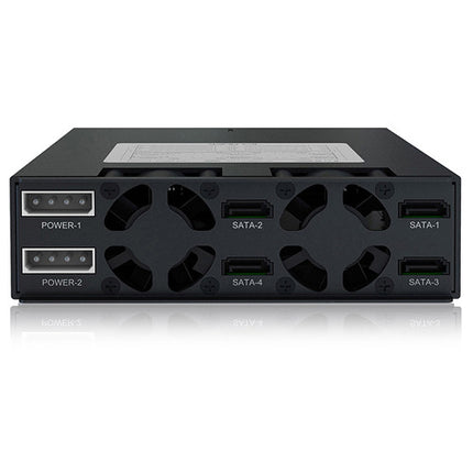 Icy Dock ToughArmor Caja para 4 Discos 2.5" SAS SATA HDD SSD para Bahía 5.25" 3 Años Garantía