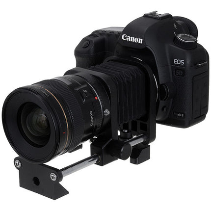 FotodioX Macro Bellows para Canon EF con extensión 1.6-5.9 pulgadas y escala en mm