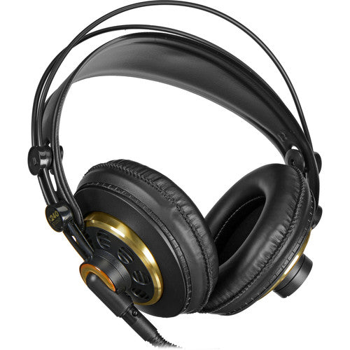 AKG K240 Studio Auriculares Profesionales Semiabiertos Circumaurales con Cable Desmontable y Adaptador 1/4"