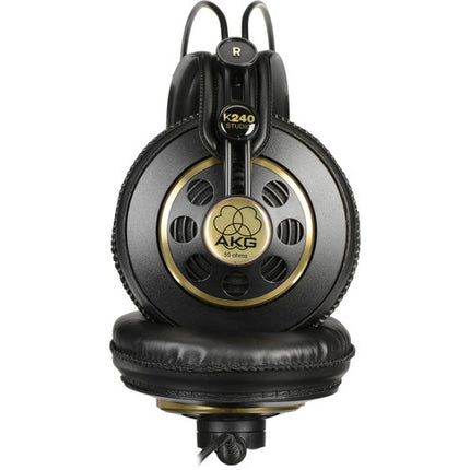AKG K240 Studio Auriculares Profesionales Semiabiertos Circumaurales con Cable Desmontable y Adaptador 1/4"