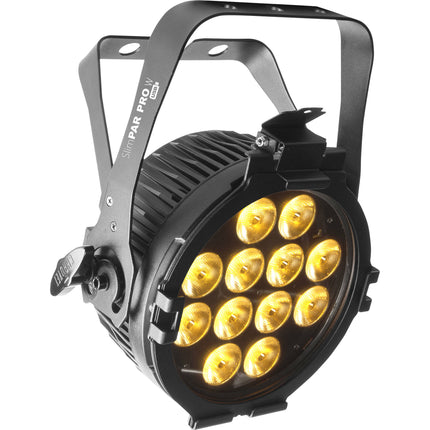 CHAUVET DJ SlimPAR Pro W USB Luz LED Wash Variable Blanco 12 LEDs 17° Haz con Marco de Gel
