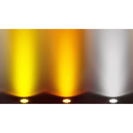 CHAUVET DJ SlimPAR Pro W USB Luz LED Wash Variable Blanco 12 LEDs 17° Haz con Marco de Gel
