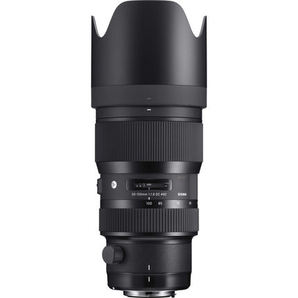 Sigma 50-100mm f1.8 DC HSM Art Lente para Nikon F con Apertura f1.8 a f16 y Collar de Trípode Giratorio