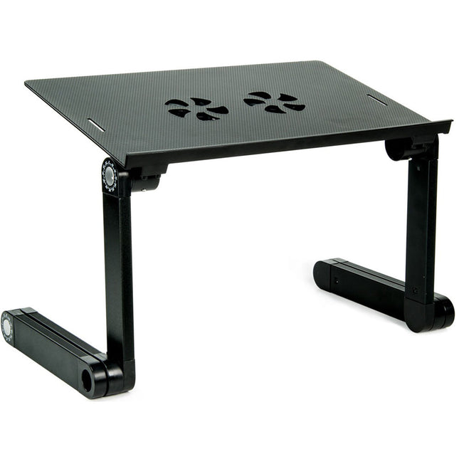 Mount-It MI-7211 Bandeja Refrigerante Ajustable para Laptop hasta 17" con Mouse Pad Ambidiestro