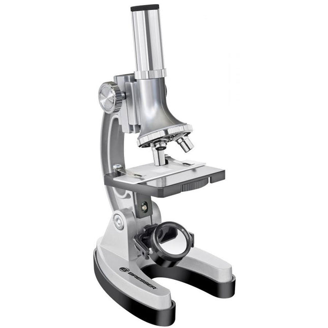 BRESSER Junior Biotar DLX 300-1200x Microscopio con proyector y objetivos 7.5x 30x