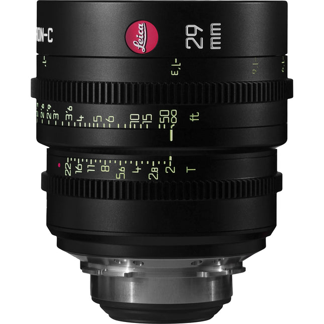 Leitz Cine 29mm T2.0 Summicron-C Lente PL Montura Apertura T22