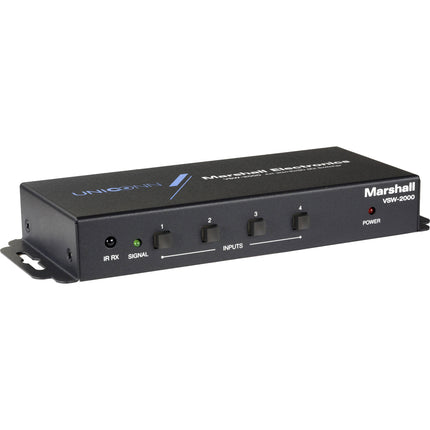 Marshall Electronics VSW-2000 con 4 Entradas SDI y Control Remoto IR
