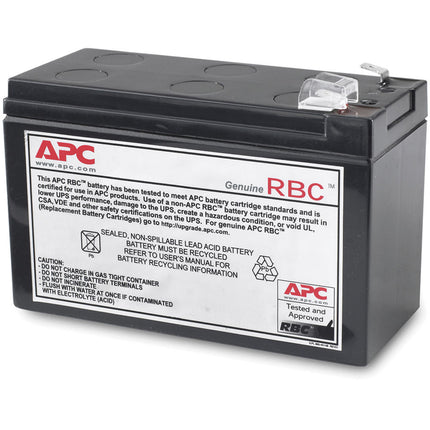 APC Battery Cartridge 110 Cartucho de batería libre mantenimiento 3-5 años vida útil