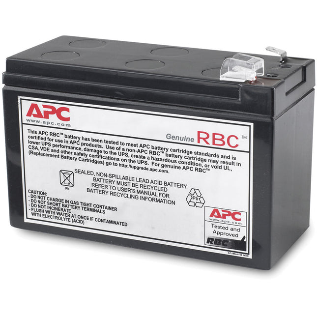 APC Battery Cartridge 110 Cartucho de batería libre mantenimiento 3-5 años vida útil