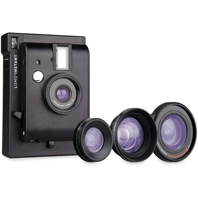 Lomography Lomo'Instant Cámara Instantánea con 3 Lentes y Flash 27mm