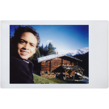 Lomography LomoInstant Cámara de película instantánea 27mm f8 con flash y espejo selfie