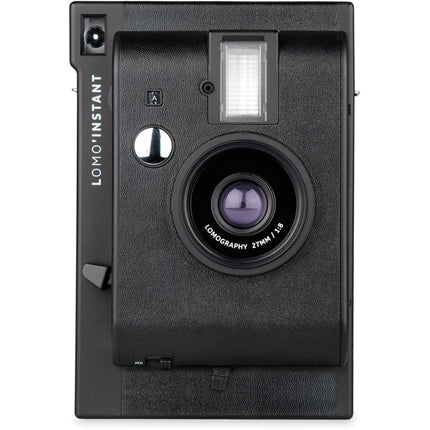 Lomography LomoInstant Cámara de película instantánea 27mm f8 con flash y espejo selfie