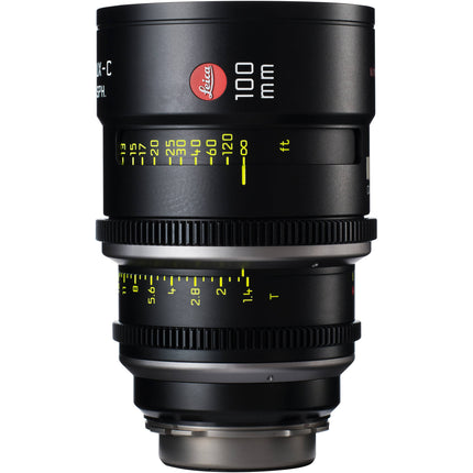 Leitz Cine 100mm T1.4 Summilux-C Lente de Cine PL Mount 33mm Circulo de Imagen
