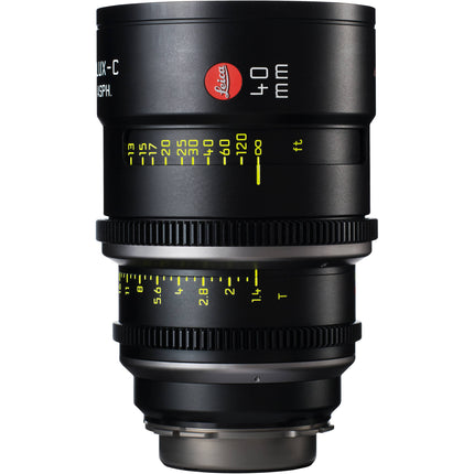 Leitz Cine 40mm T1.4 Summilux-C Objetivo Cine PL Montura Titanio 95mm