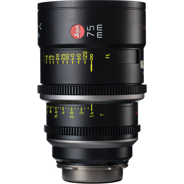 Leitz Cine 75mm T1.4 Summilux-C Lente con Montura PL Apertura T1.4-T22