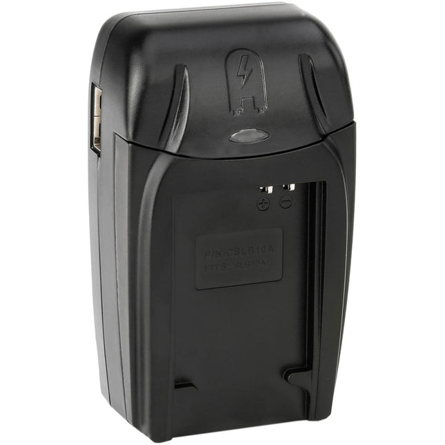 Watson Cargador Compacto AC DC con Adaptador para Baterías SLB-10A SLB-11A BN-VH105 100-240VAC USB