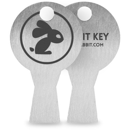 Rabbit Key Llave Universal para Cámara Acero Inoxidable Pequeña y Portátil