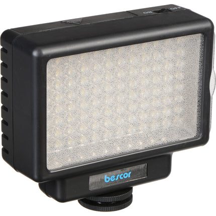 Bescor LED-70 Luz de Video Regulable 70W 96 Leds 4300K con Filtro Ámbar