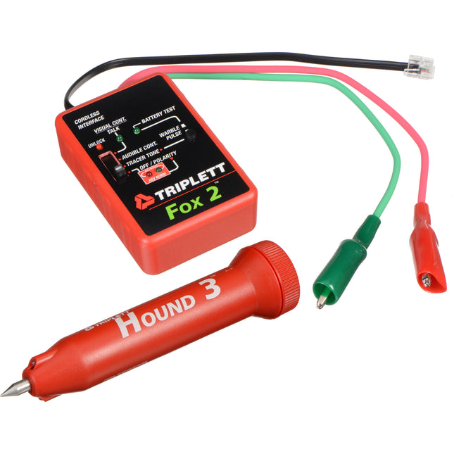 Triplett Fox & Hound Kit Probador y Generador de Tono para Cable 12 Pulgadas