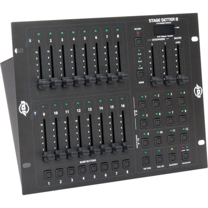 American DJ Stage Setter 8 Controlador DMX 16 Canales 32 Escenas Rackmount