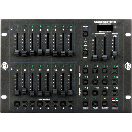 American DJ Stage Setter 8 Controlador DMX 16 Canales 32 Escenas Rackmount