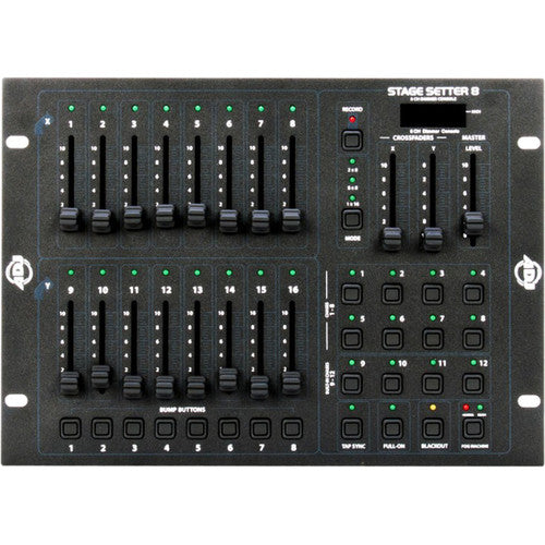 American DJ Stage Setter 8 Controlador DMX 16 Canales 32 Escenas Rackmount