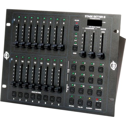 American DJ Stage Setter 8 Controlador DMX 16 Canales 32 Escenas Rackmount