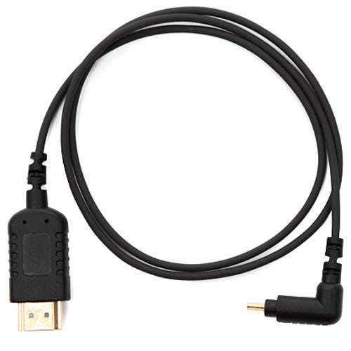 FREEFLY Cable Micro-HDMI a HDMI Ángulo Recto Ligero 0.7 m