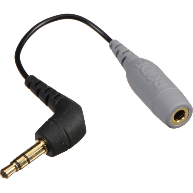 RODE SC3 Adaptador de Cable 3.5mm TRRS Hembra a Ángulo Recto TRS Macho