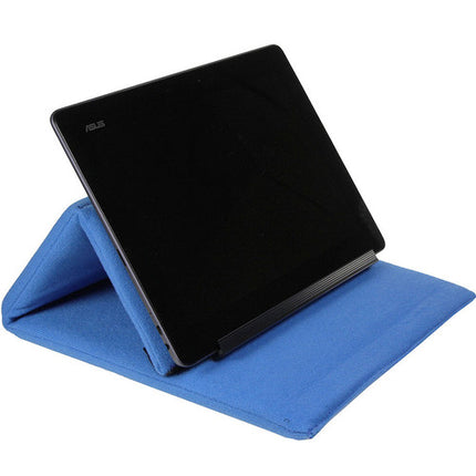 ALZO Tablet Lounger y Valise Soporte Plegable Bolsa de Nylon Azul